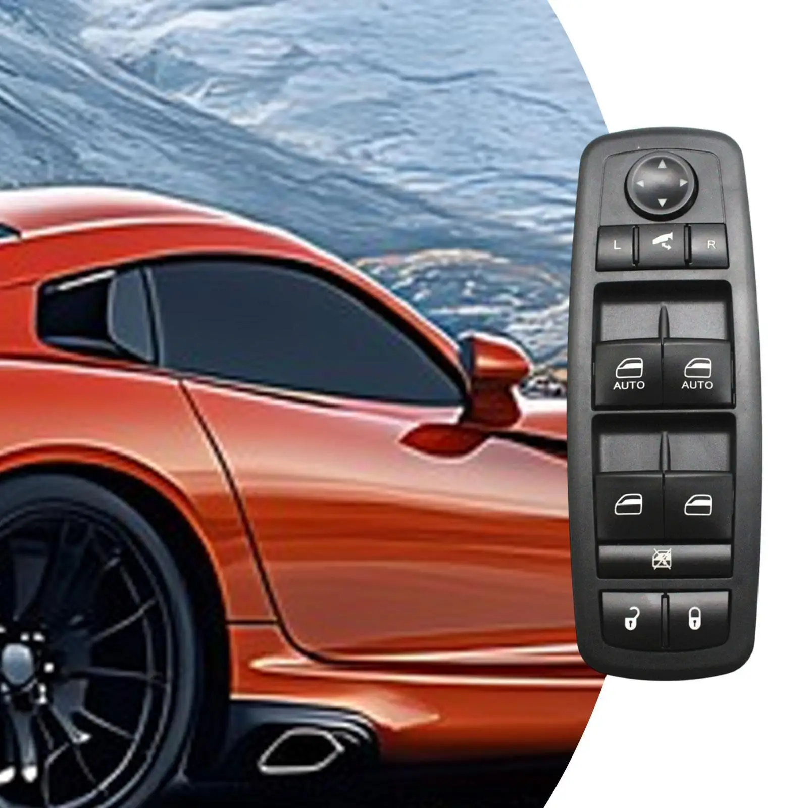 Front Left Power Window Switch Replace Parts Dws1706 68110867Ab Easy to Install High Performance for 1500 2500 3500