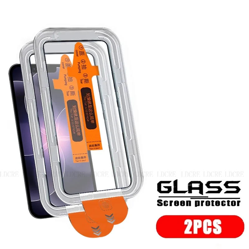 4/3/2/1 Stück für iPhone 17e Glas iPhone 17e Panzerglas Schutzfolie Staubfrei 9H HD Vollflächiger Klebebildschirmschutz iPhone 17e