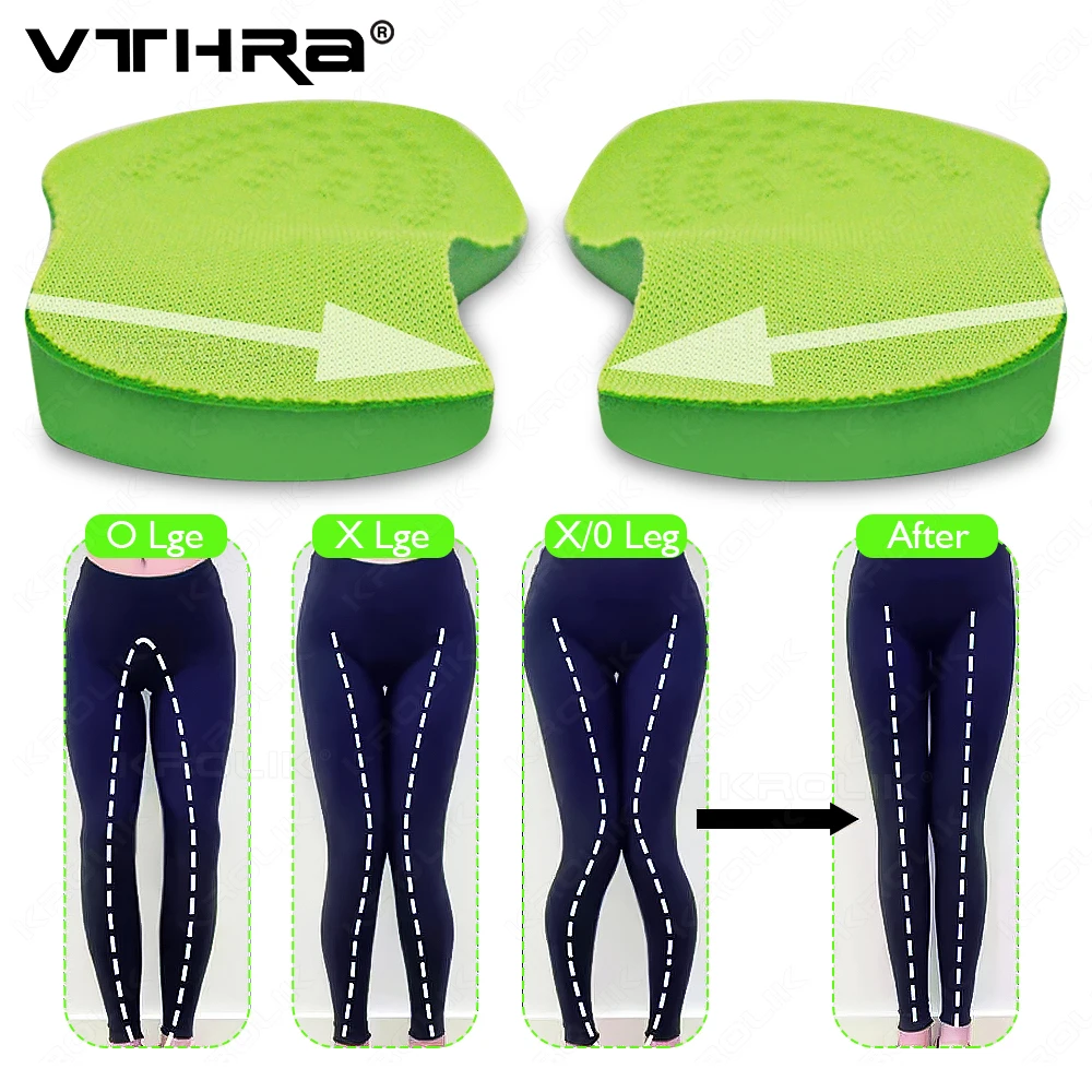 XO Legs Shoes Insoles Orthotic For Women Man Flat Foot Arch Correction Support Outer Eight Foot Orthotic Correct Insert Cushions