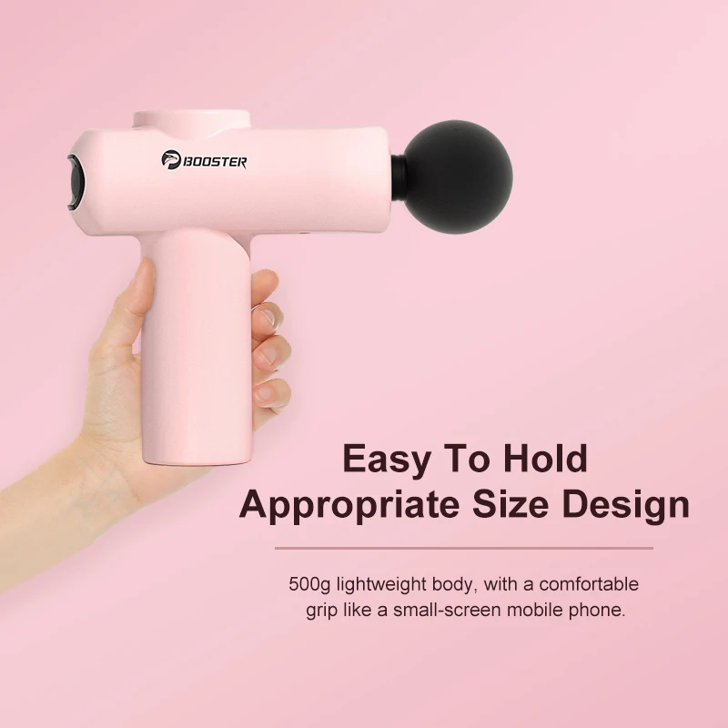 Booster MINI V2 Powerful Massage Gun Fascia Gun 50mm Massage Depth 4 Adjustable Gears Body Pains Relief Relaxation Fitness Tool