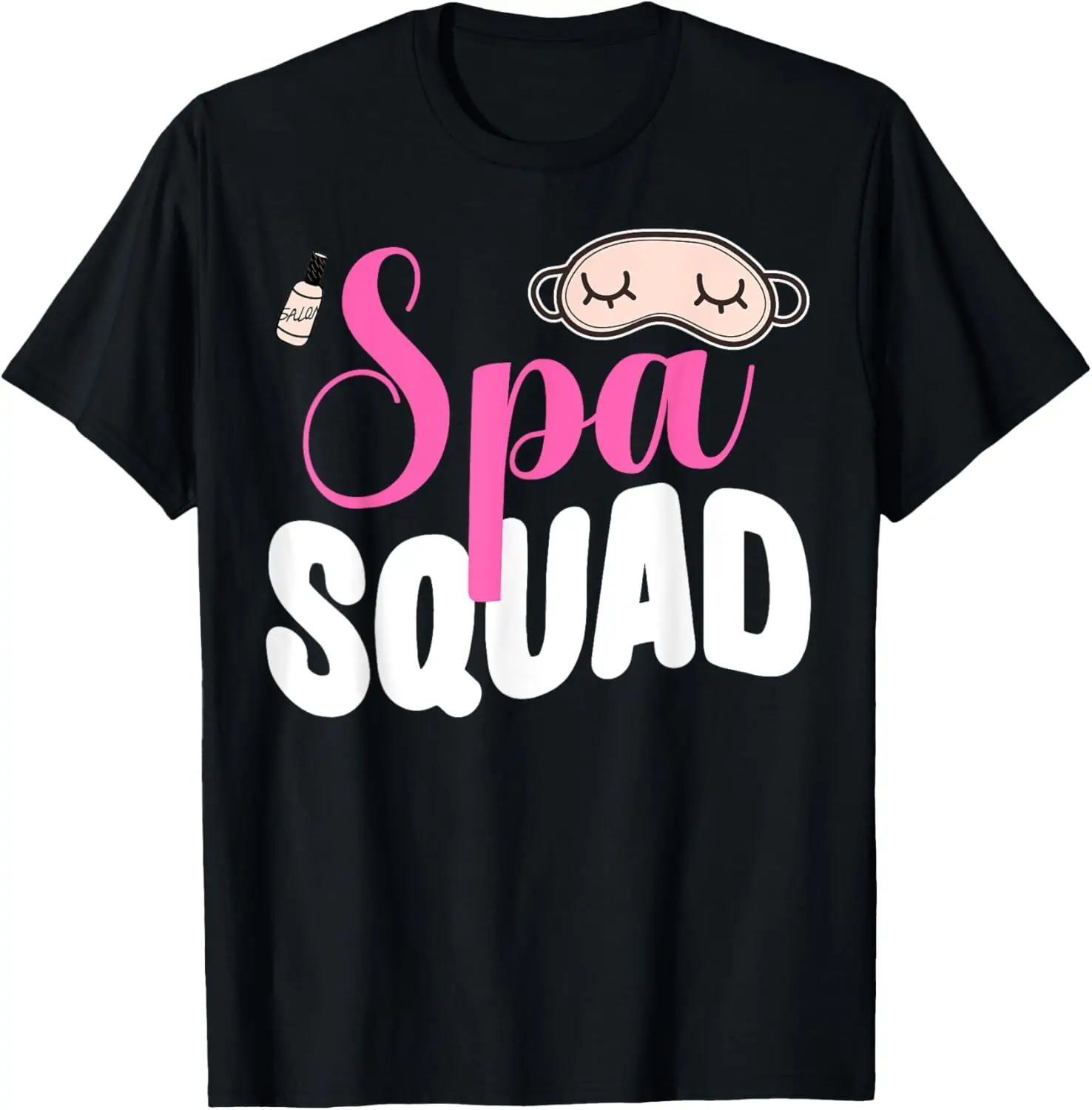 Spa Squad Birthday Party Girl Cute Spa Bath Lover Spa Staff T-Shirt