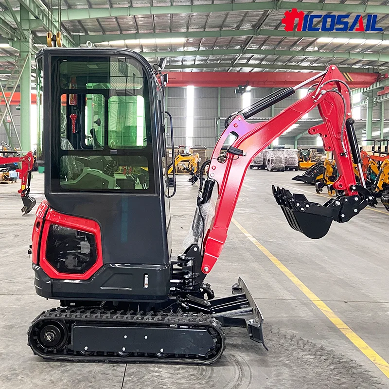 حفار صغير قوي وفعال 1.8 طن مع مكونات أساسية - للوصول الضيق مهام الهدم الصغيرة #1