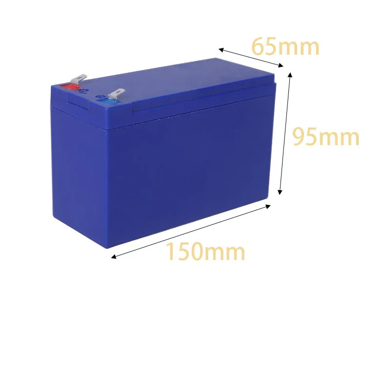 Battery Box 12V 7Ah Battery Box Bracket Accessories 18650 Battery Pack Container Battery Lithium Solar Street Light Shell Plastic Plastic Shell Air