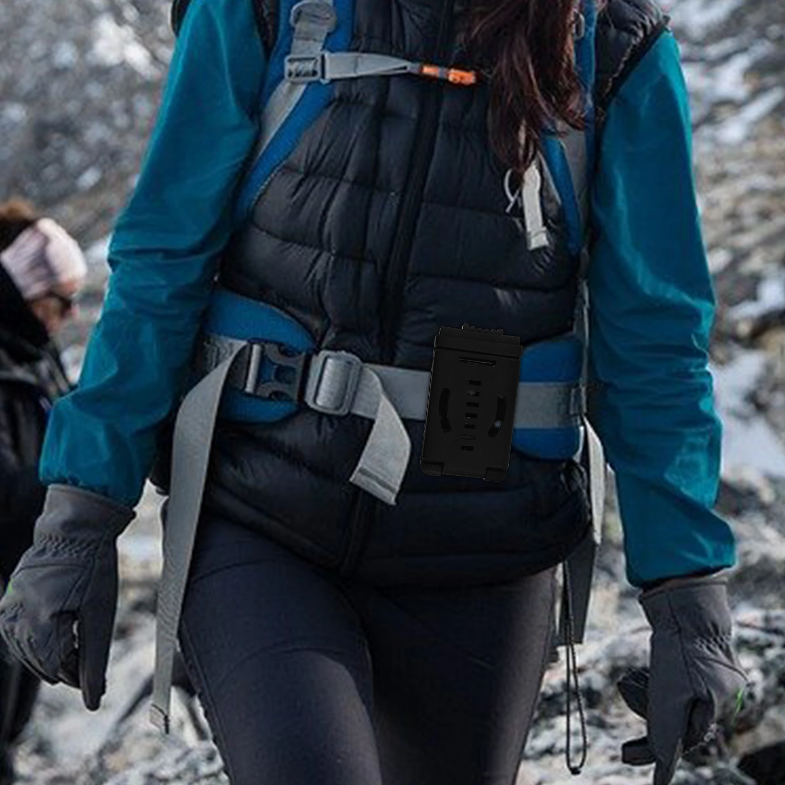 

K-Waist Clip Multifunction Survival Back Clamp Belt Mini Hunt Camp Outdoor Gear Tools Fast Detach Flashlight