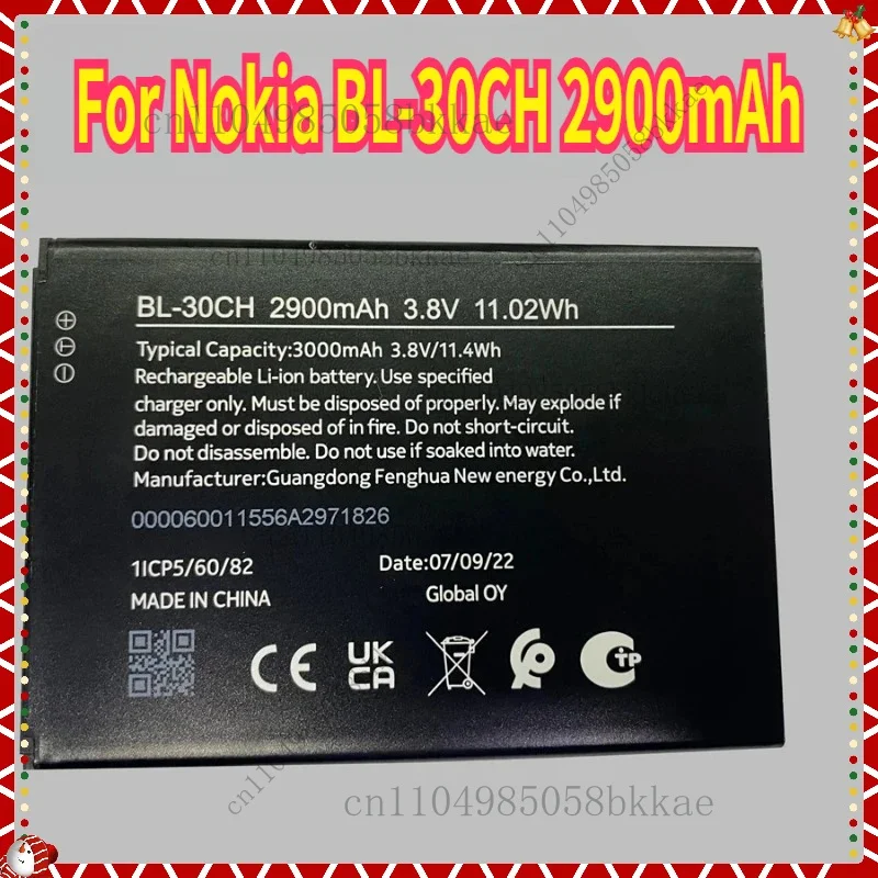 

BL-30CH 2900mAh New High Quality Phone Battery for Nokia BL-30CH Batteries