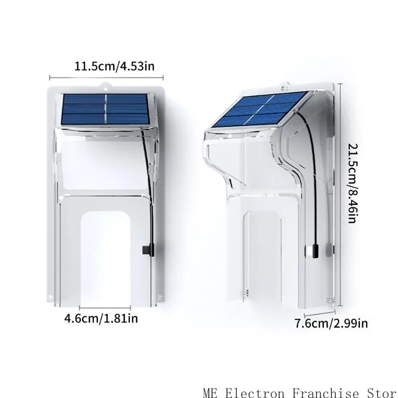 T5EA Watherepoof Cover Guard Shield 쉬운 설치 키패드 커버 초인 벨 레인 커버 초인종 보호자 태양 전지판