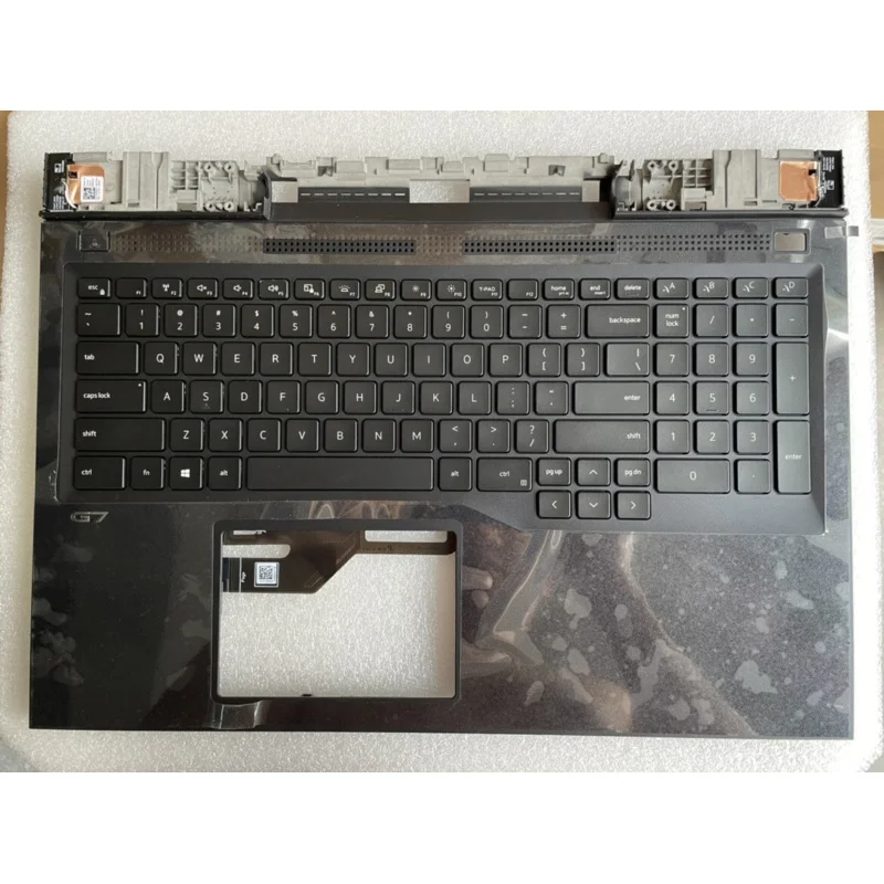 Palmrest الجديد مع لوحة مفاتيح بإضاءة خلفية لجهاز Dell 17 G7 7700 0RC7PR RC7PR US