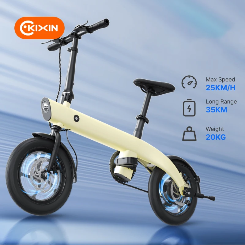 

2025 H2 Мини Ebike 250 Вт Электрический велосипед для взрослых 36 В 9,6 Ач 14 дюймов Внедорожные шины Складные электрические электронные велосипеды Горный электронный велосипед