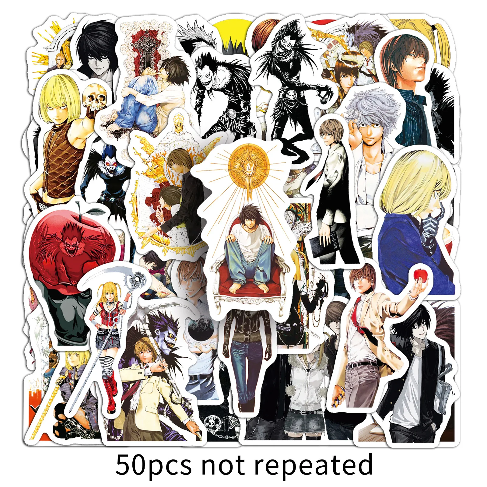 50 autocollants Death Note Yag - Death Note Replica avis et prix