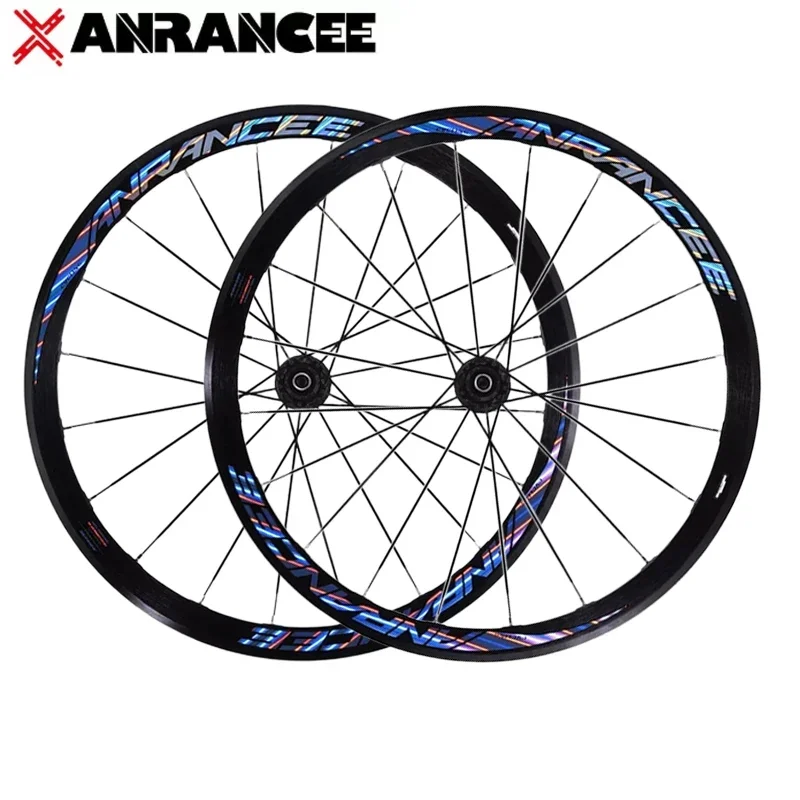 ANRANCEE S700C V Brake Wheelset Road Bike 40mm Wheel Set 1 Pair 20H Hub For 8 9 10 11s Cassette 100mm 130mm Bicycle Wheelset