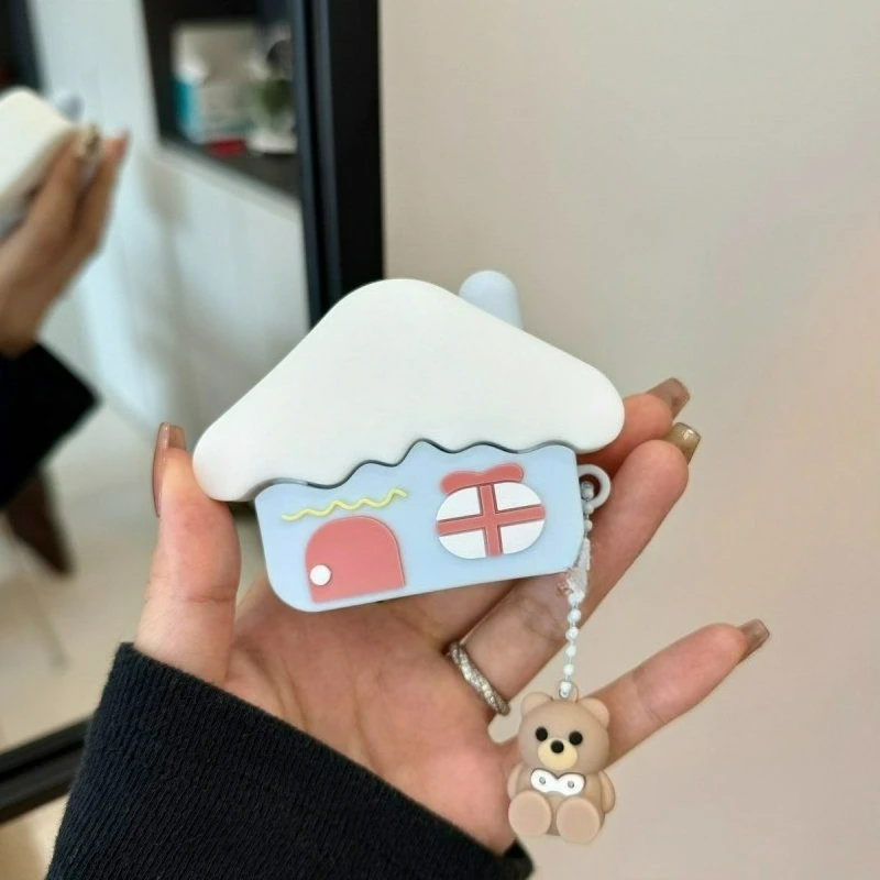 For Realme Buds T310 Bags Cartoon Headphone Silicone Case Protective Earphone Cover fundas for Realme Buds T300 Covers view 5