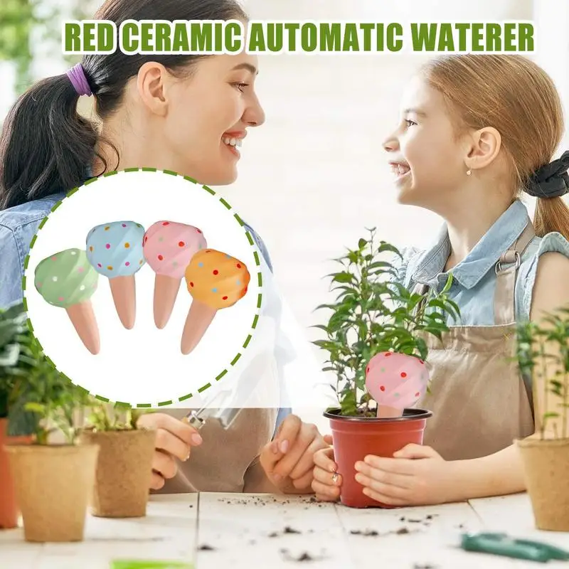 

Plant Watering Globes Conch Shape Plant Watering Globes Planter Insert Spikes Automatic Water System Garden Waterer For Flower