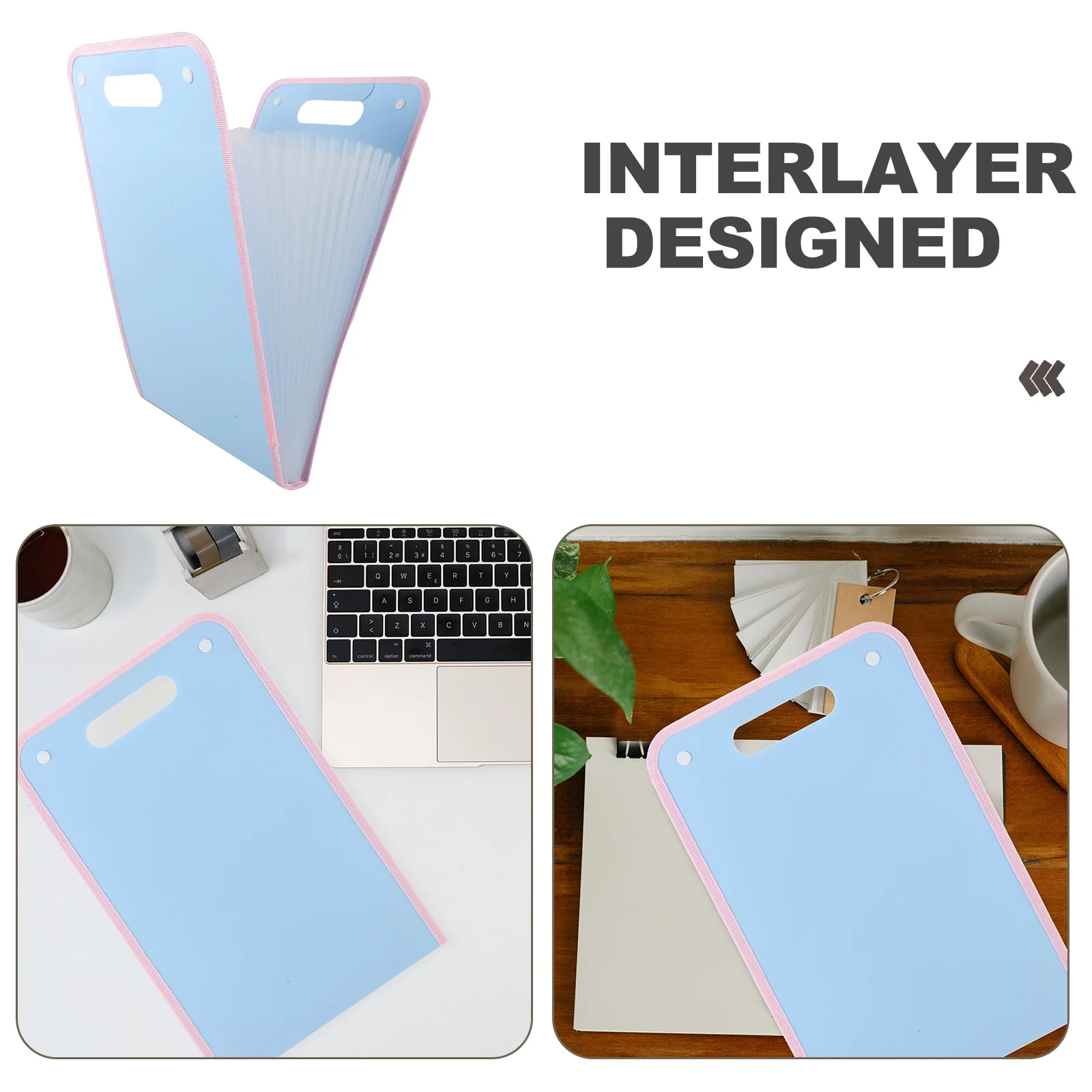 

13 Layers File ganizer File Folder Waterproof Blue Storage Bag for Documents Bills Checks Receipts Tickets