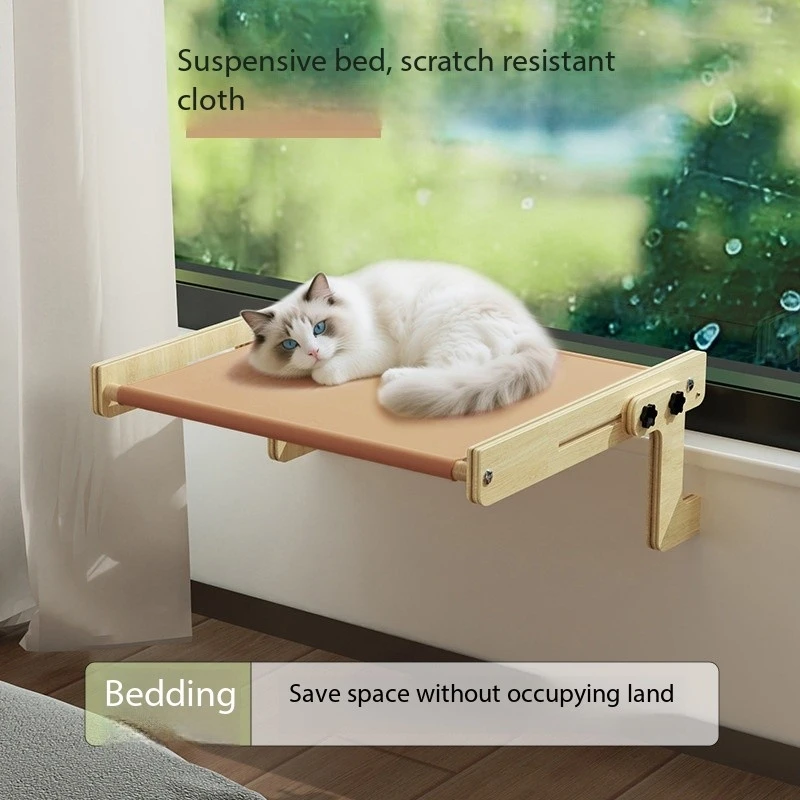 

Cat Supplies Cat's new model larger space capsule cat hammock windowsill bedside hanging bed four seasons universal pet supplies
