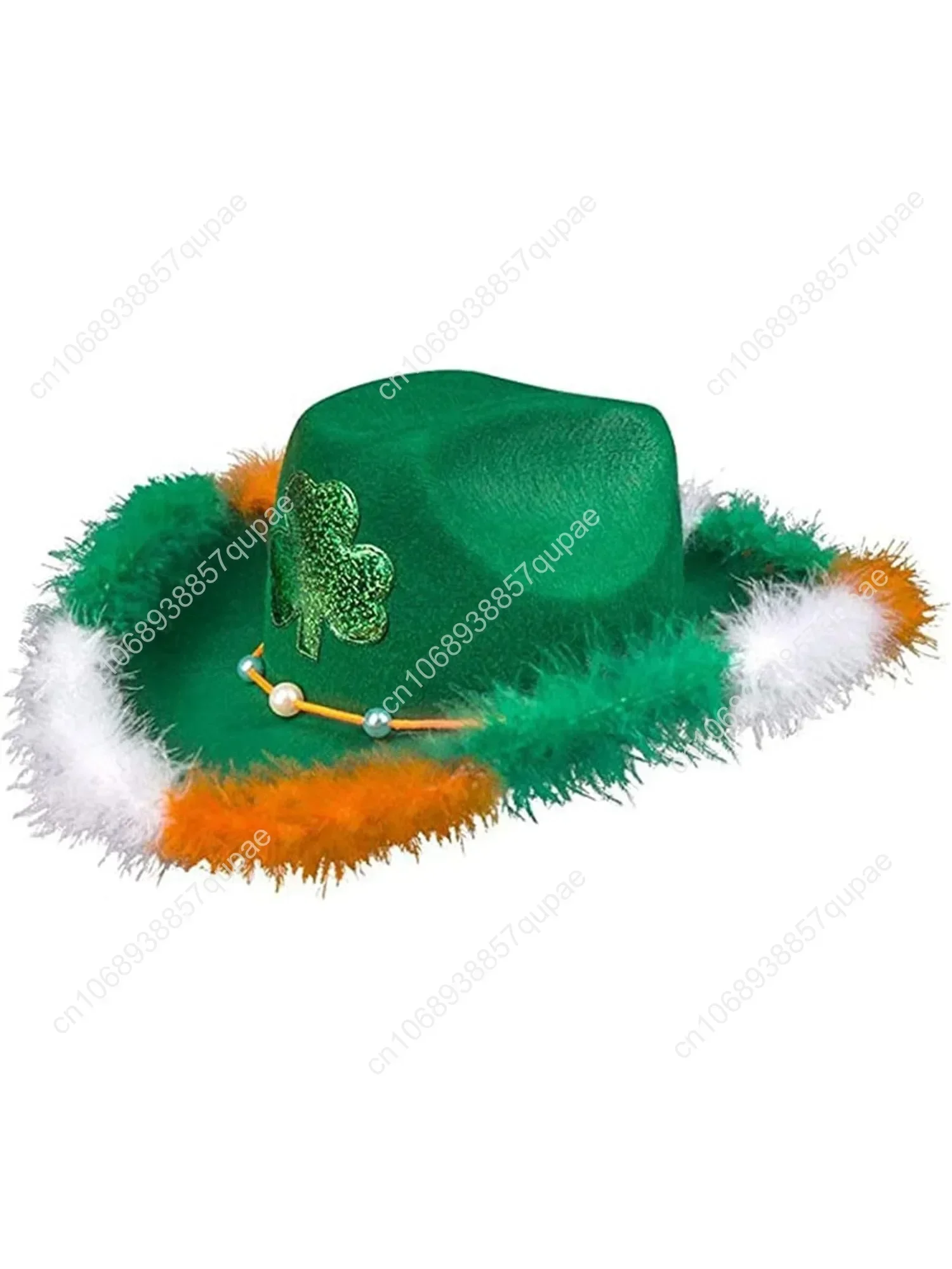 

St Patricks Day Cowboy Hat Adult Unisex St. Patrick's Day Hats Shamrock Hat Accessories
