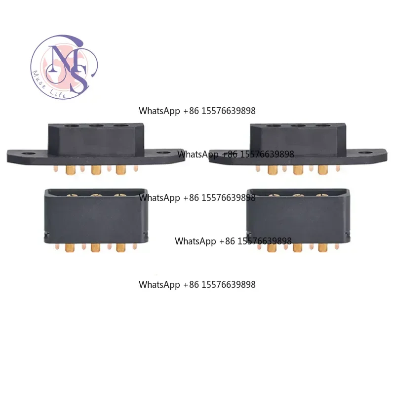 ZOCI-FOR-ICM150S17PB Gold Plated Bullet Connector 20A For RC Aircraft Battery Power Plug Auto Replacement Parts