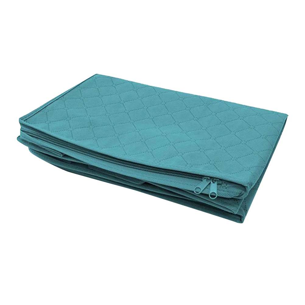

Quilt Bag Box Printed Dust Proof Oxford Cloth Blanket Blue Clothes Clothes Clothing Bag Large Capacity ganizing Home Tidy