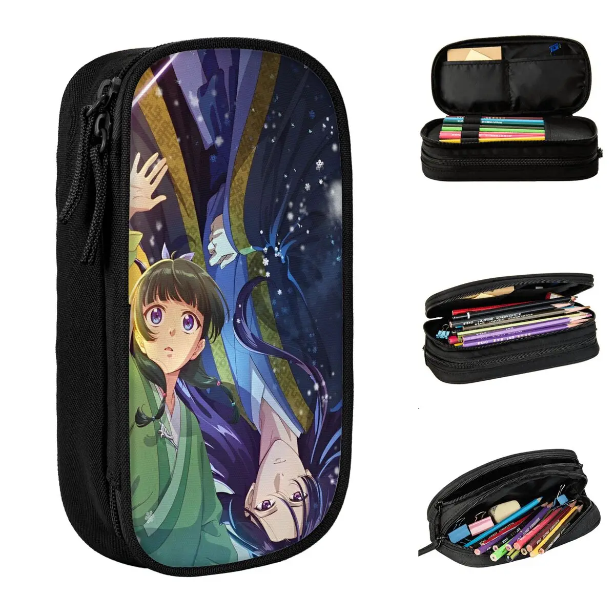 

Maomao Jinshi Anime Pencil Case The Apothecary Diaries Pencilcases Pen for Girl Boy Pencil Bag School Supplies Zipper Stationery
