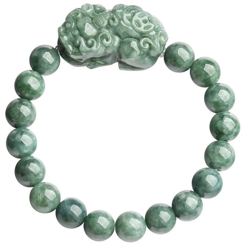 Natural A-goods Jadeite Money Fortune Pixiu Bracelet Retro Simple Exquisite Best Selling Mascots Fashion Jewelry Holiday Gift 5