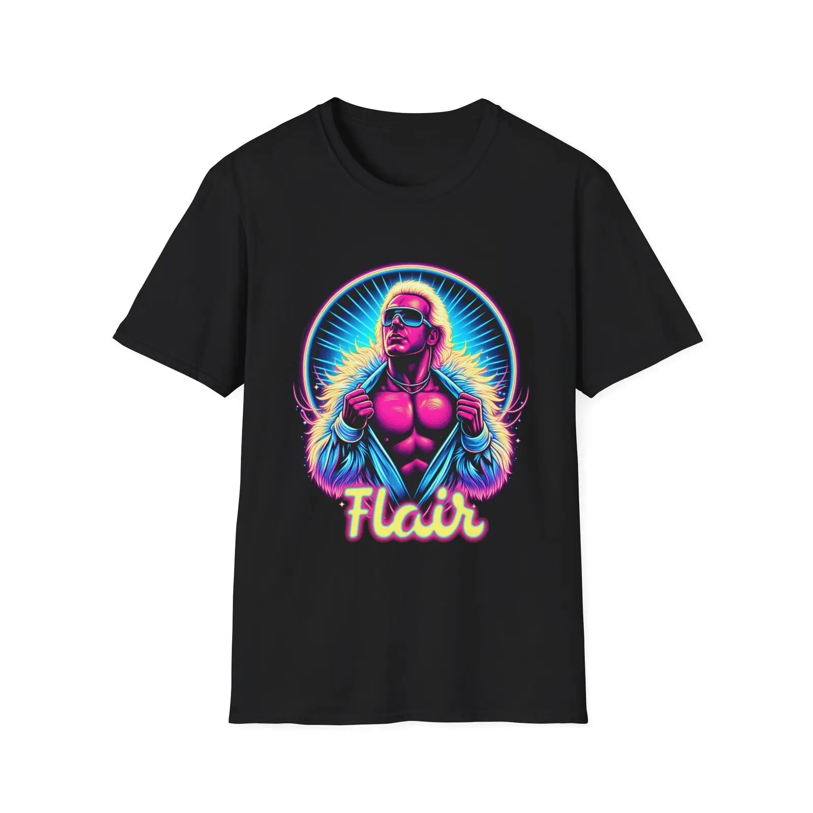 Neon Ric Flair Stylin' Profilin' T Shirt