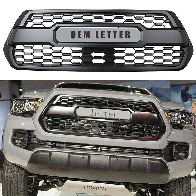 Popular 4x4 Matte Black Abs Plastic Car Front Grille for Toyota Tacoma 2016-2020 2020