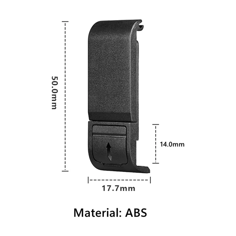 For GoPro Hero 12 Replacement Side Door Battery Cover Dustproof for Gopro Hero 12 11 10 9 Black Action Camera Accessories