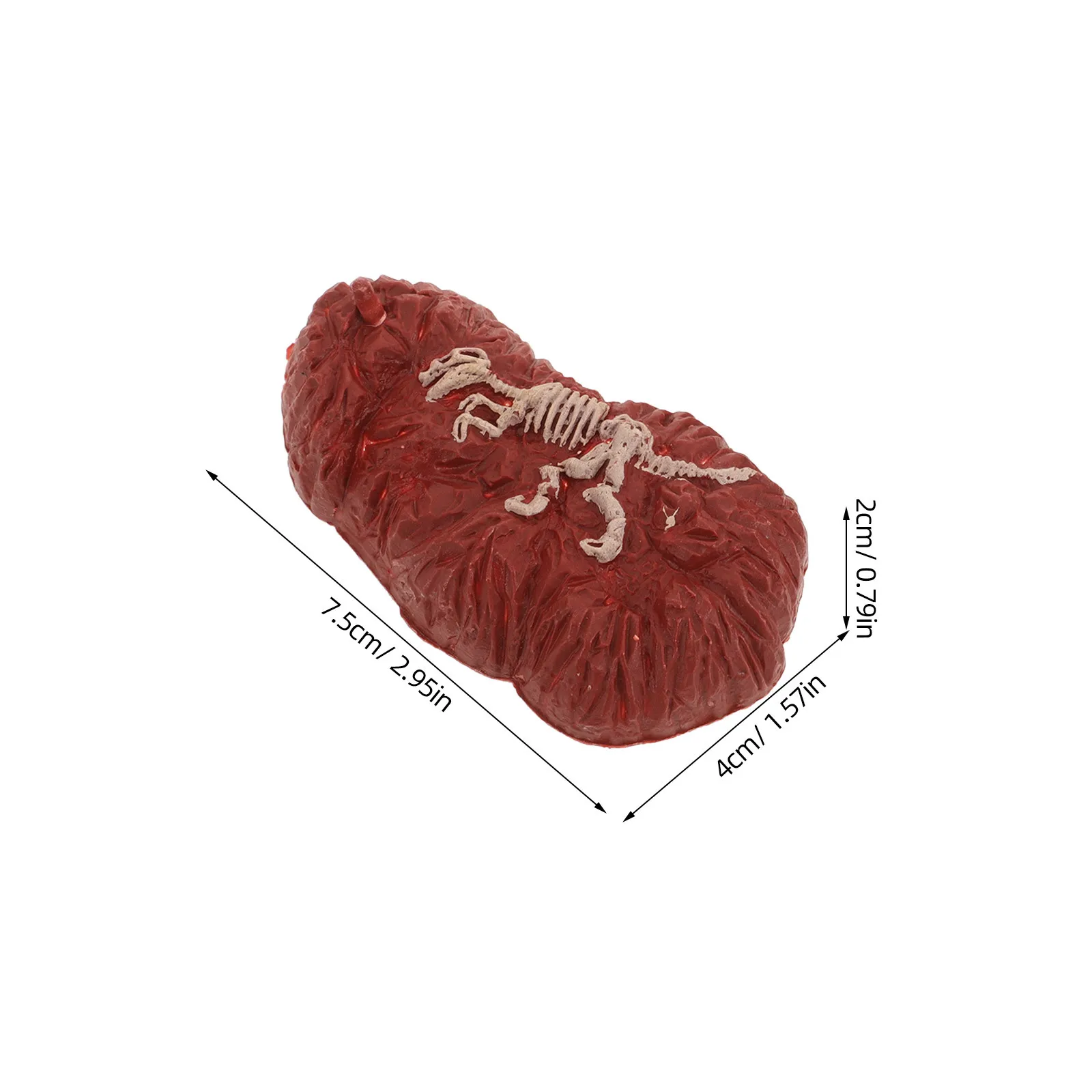 50 szt. Symulowane foszylie dinozaurów, mini dekoracje do krajobrazu piaskowego, ozdoby na biurko, artystyczne okazy, relaksujące i edukacyjne.