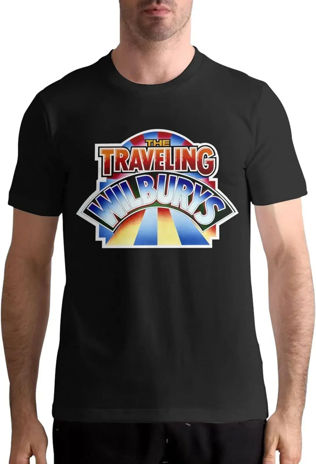 Traveling Wilburys Mens Fashion Tshirt Short-sleeved T-shirt Tees High Quality 100%Cotton Short Sleeve