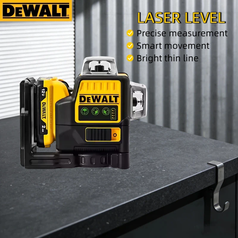 Dewalt DW089LG 3 Sides*360 Degree Vertical Lines Laser Level Horizontal