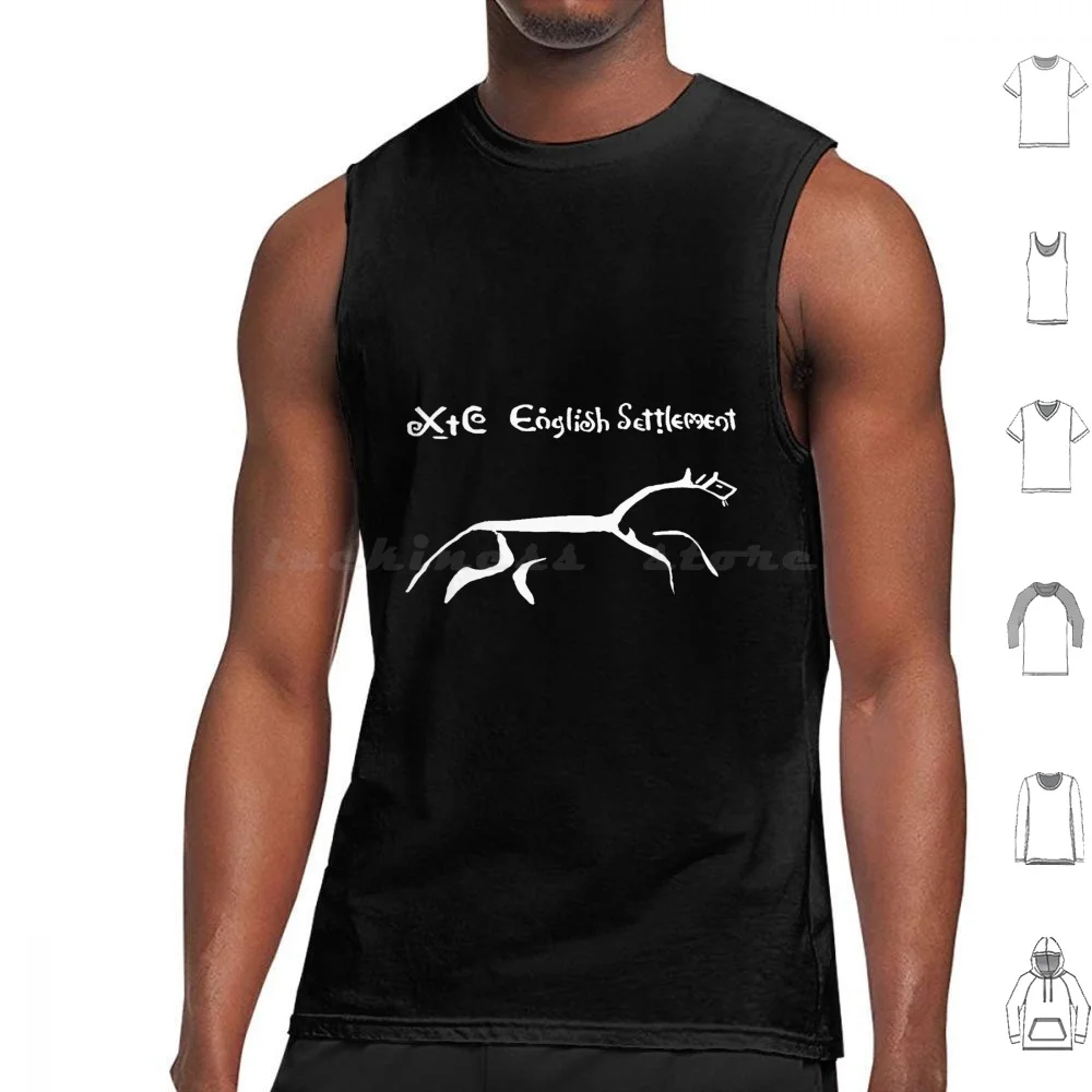 Xtc English Settlement Xtc English Settlement Tank Tops Print Cotton Postrock Punk Experimental New Wave Punkrock Post