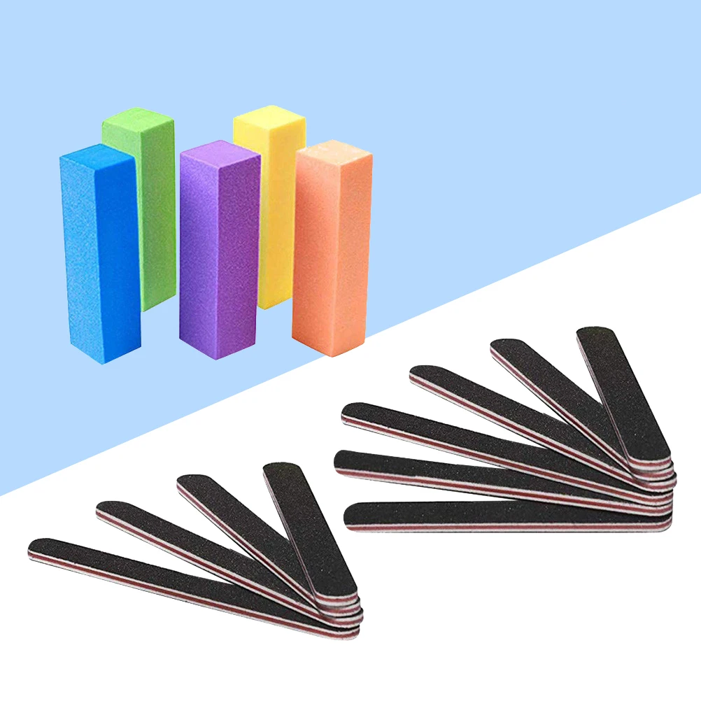 

1Set Nail Files Polishing Sponge Block Handheld Nail Art Tool Shaping Sanding Removal Professional Manicure Supplies