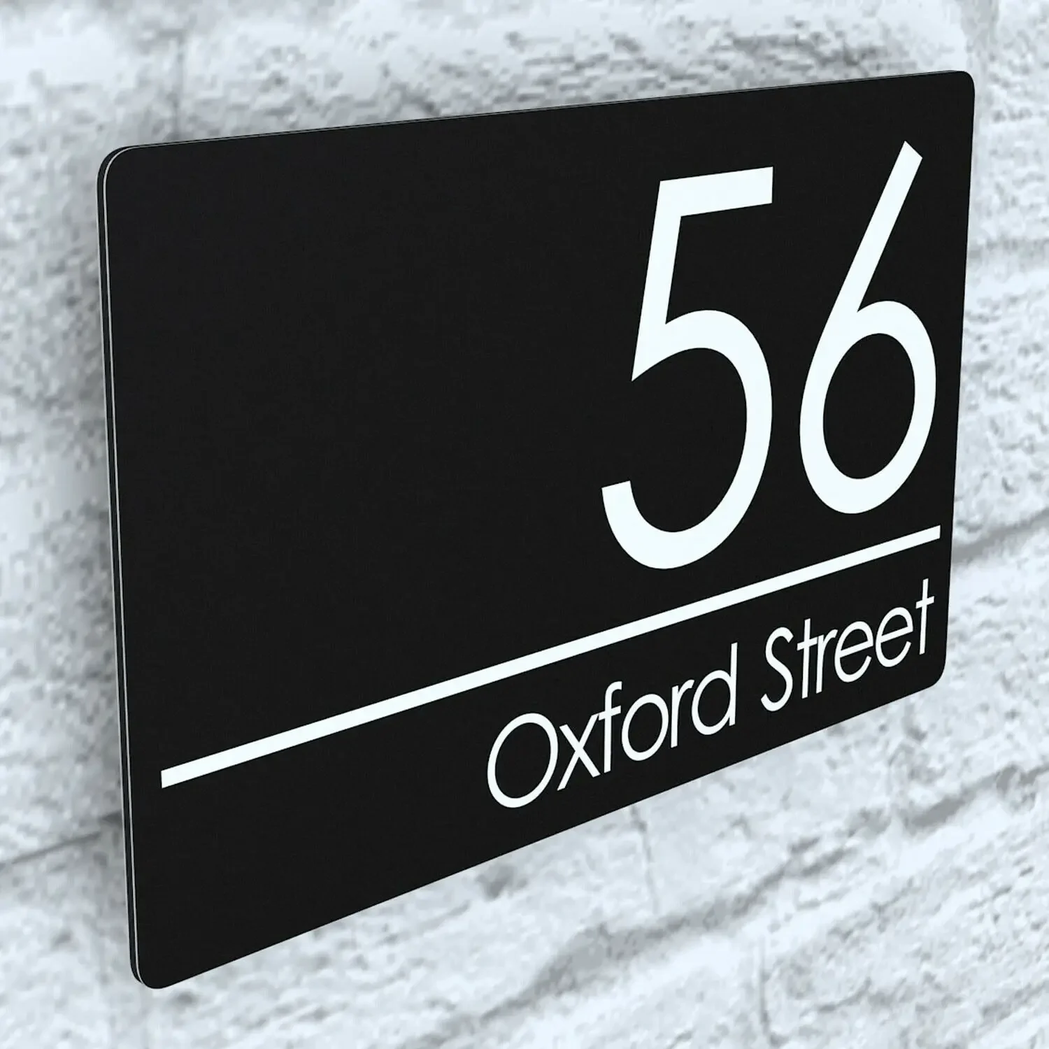 Customized House Number Plaques Composite Aluminium Signs Door Plates Name Wall House Number Plate Door Plate Letter