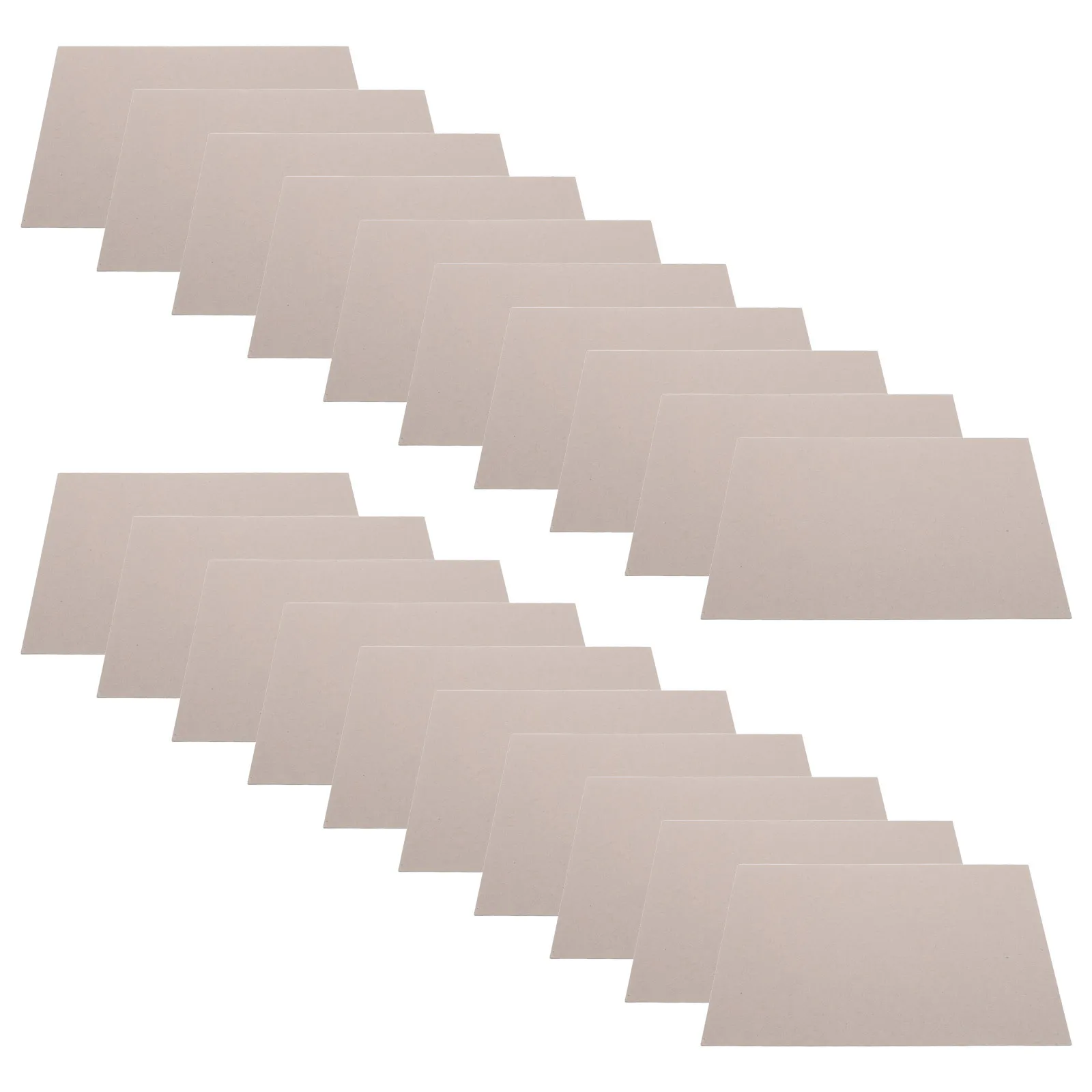 

20pcs 1Mm Thick Binding Cardboard Heavy Duty Grey Paperboard Sheets For Diy Craft Scrapbooking Album Cover Frame Backing