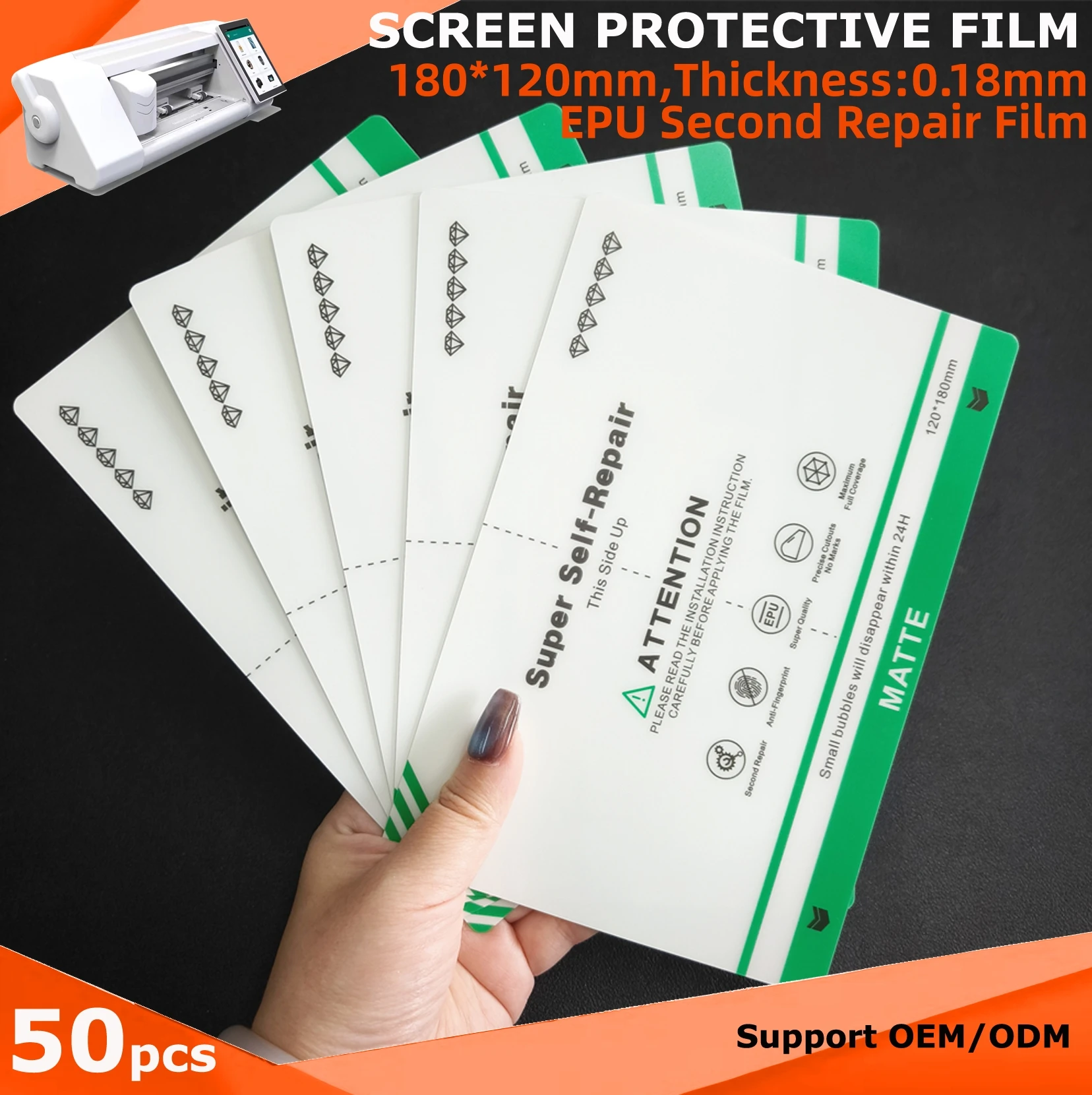 

FilmExpert EPU Second Repair Hydrpgel Micas Tramsparent Matte/HD Privacy Flexible Screen Protectors for Plotter Cutting Machine