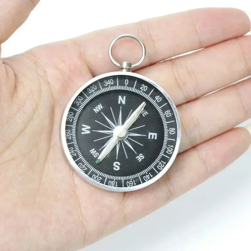 1Pc 44mm Portable Compass for Student Classroom Climbing Hiking Camping Navigation Sports Outdoor Emergency Survival Tools