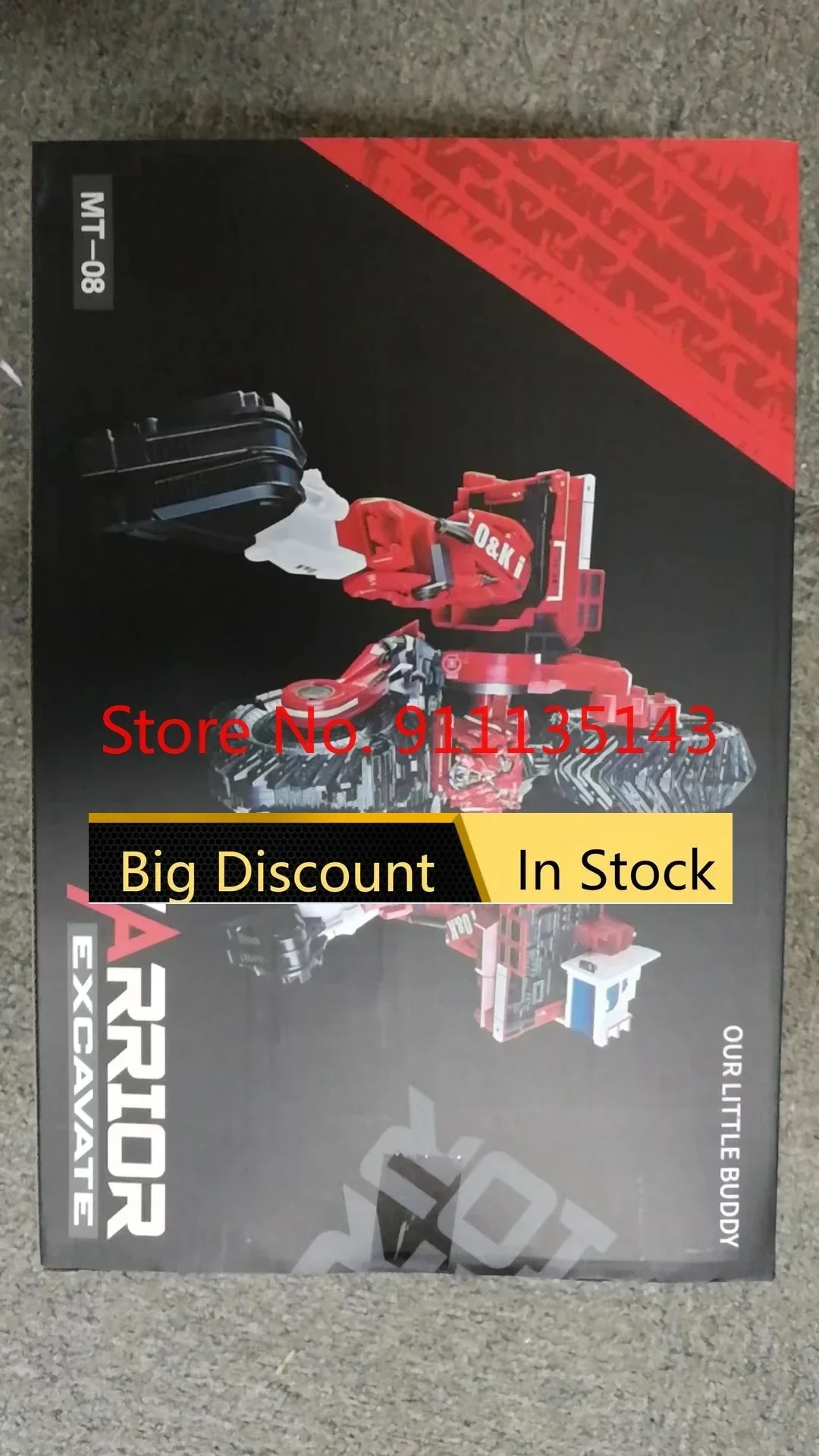 

Mechanical Team Mt-08 Excavate Warrior Demolishor In Stock