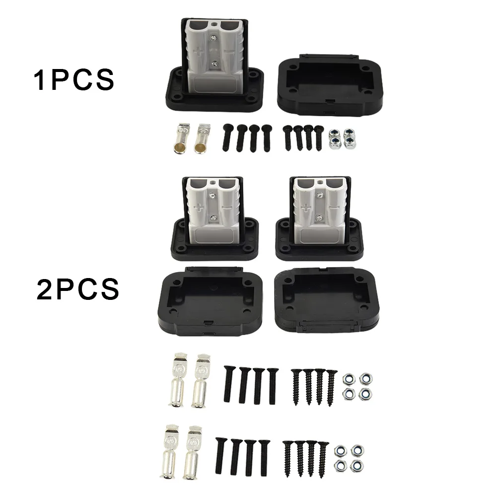 1 Pcs 50A Connector Panel Cover IP20 For Connector Kit Flush Mount Bracket Panel Cover For Caravan Boat Truck 1