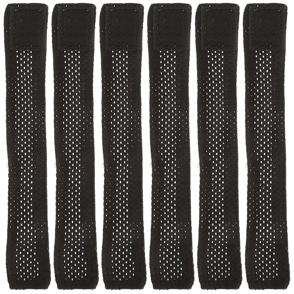 

6Pcs Sleeve Fixing Bands Sports Anti-Slip Elastic Straps Durable Lightweight Holders for Football Soccer Softball