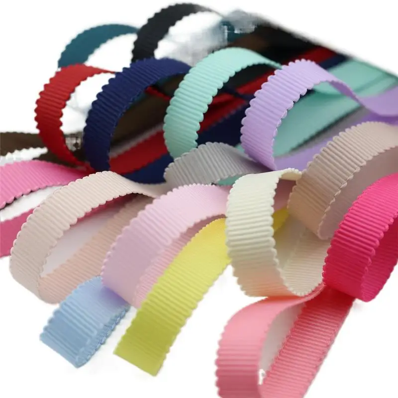 5yards/lot 10/12/16/20mm Pinkycolor Cotton Ribbon