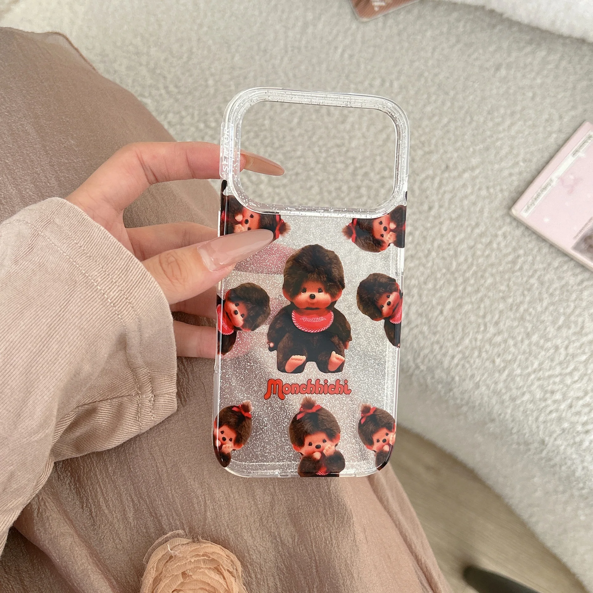 

Monchichi iPhone 17 phone case offers a sophisticated and premium look