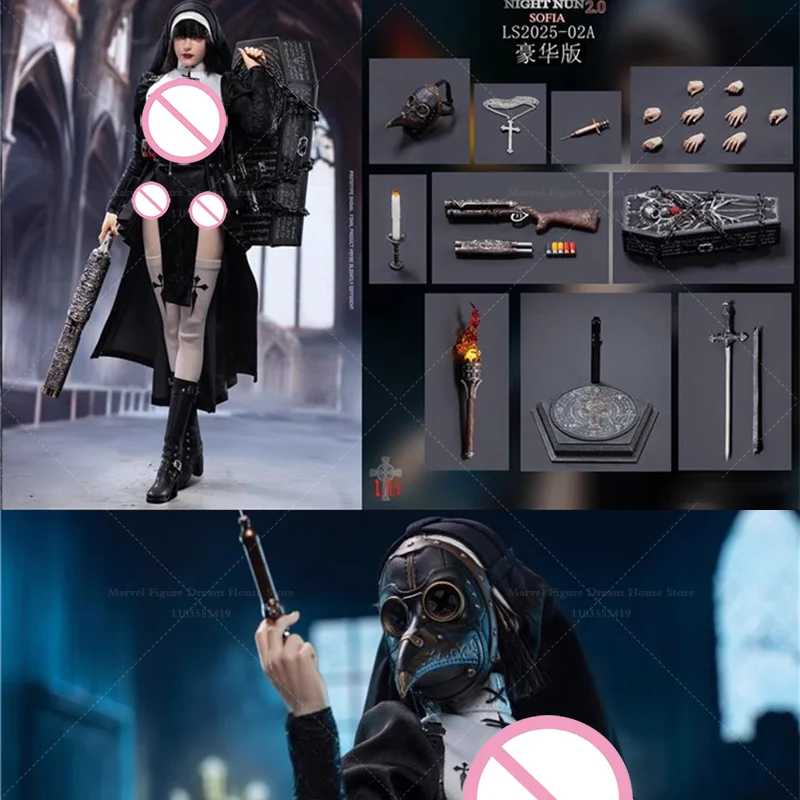 

1/6 Scale Middle Ages Revenge Nuns Witch Sophia 12-inch Full Set Action Figure Soldier In Stock Luxury Edition LS2025-02A