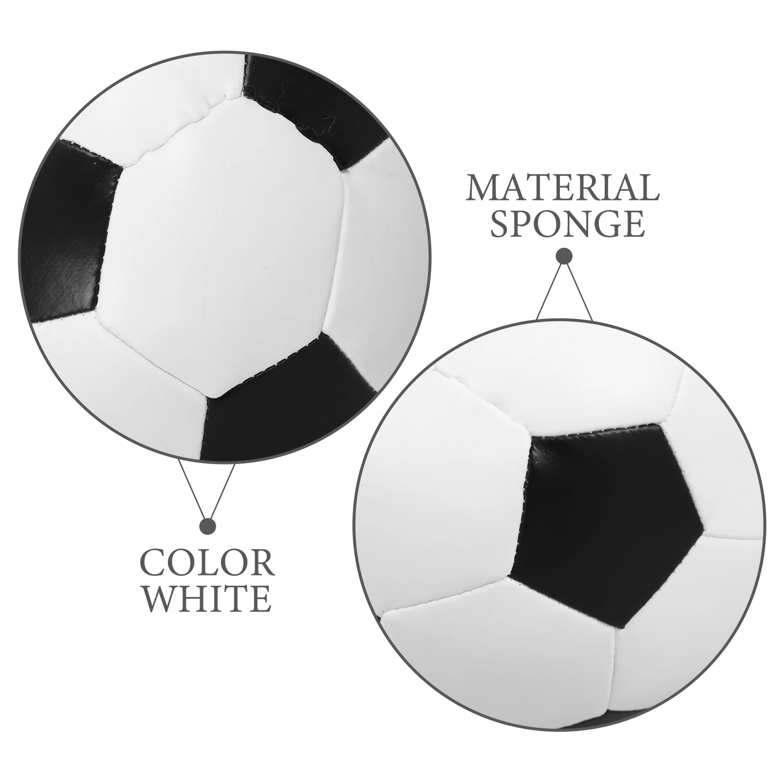 

Soft Football Kids Soccer Balls Mini Indoor Toy for Silent Small Footballs Bouncy Toddler Ball Lightweight Easy