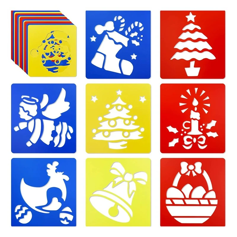 

AC17-108 шт. весенние трафареты для рисования для детей, трафареты для тротуарной мелки, большие для рисования на улице для детей, малышей дошкольного возраста