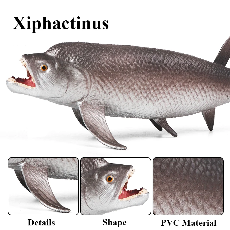Oenux Sealife Tiere Actionfiguren Ozean Fisch Lachs Thunfisch Modell Figuren Mini PVC Schule Projekt Kid Collection Bildung Spielzeug – Detail 3