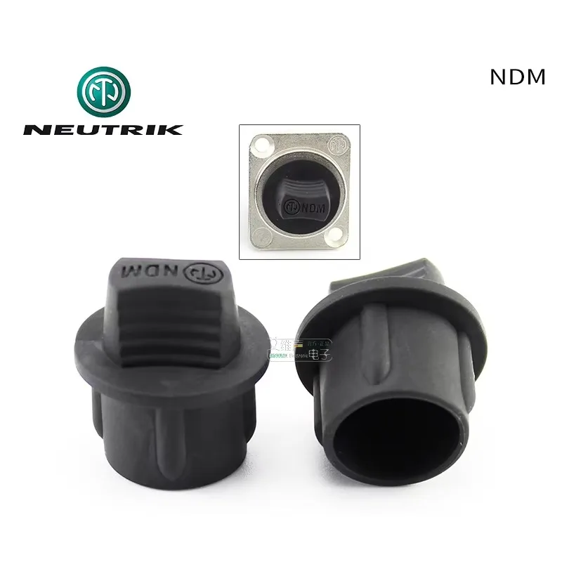 

1Pcs Swiss NEUTRIK NDM XLR male socket Cannon dust cap waterproof cover protective cover