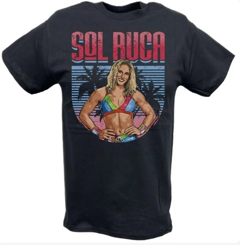 تي شيرت بسعر خاص لعام 2025 تي شيرت Sol Ruca Kick 00009963 # تي شيرت رياضي للمصارعة، عشاق المصارع الشهير، ملابس رجالية، ملابس الشارع