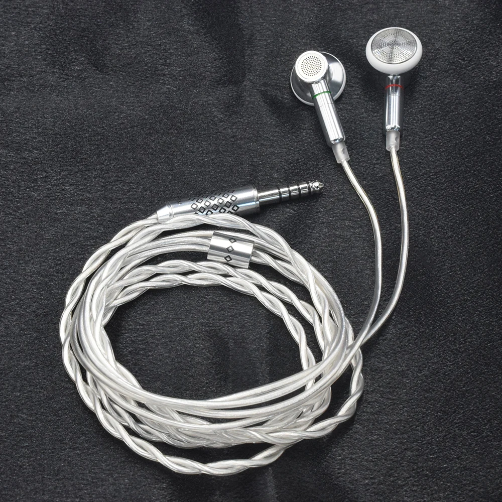 QIGOM S30 Ice Soul Grass Wired HIFI Flat-head Earbuds IEMs 14.8MM Driver 32Ω 112dB Earphones with 3.5/4.4mm Plug MMCX Cable