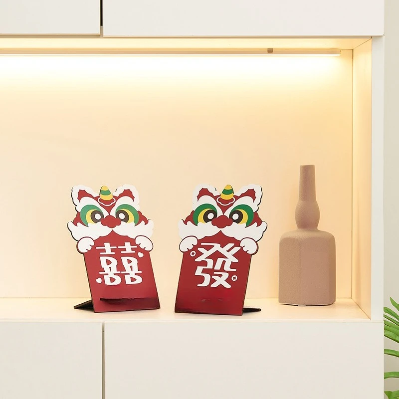 Desktop mobile phone holder, home living room decoration, office mascot small ornament