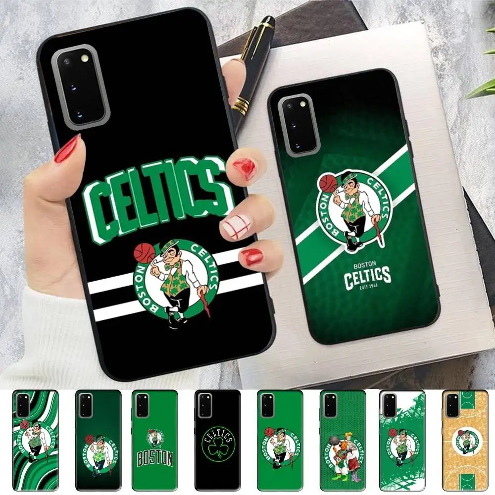 Funda para Teléfono B-Boston C-Celtics para Samsung S 24 fe 25 Ultra plus 20 lite 21 30 22 23 24 22 Ultra 5G