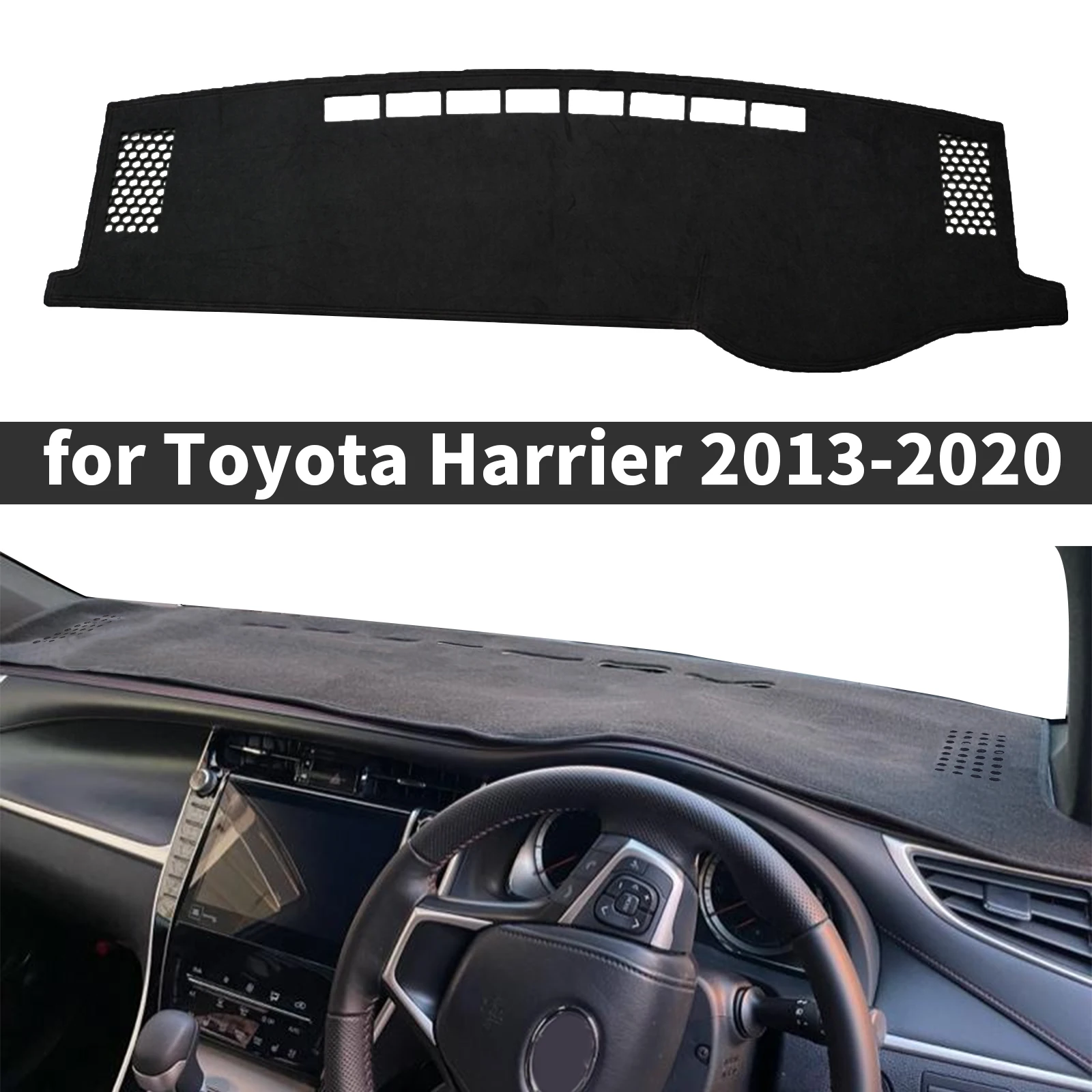 

fit for Toyota Harrier XU60 2013 2014 2015 2016-2020 Accessories Dashmat Dashboard Cover Pad Protective Carpet DashMat Sunshade
